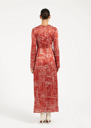 ROAME. Beso Dress back view