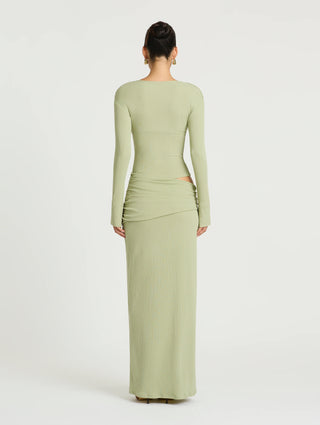 Agnes Maxi Dress - Pistachio