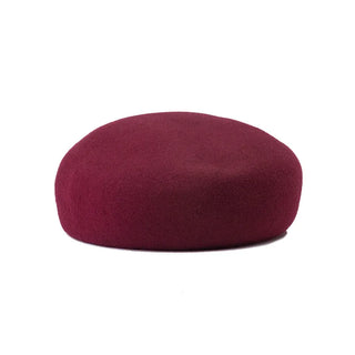 Wool Pillbox - Wine
