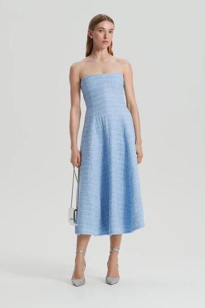 Pinafore Dress Warehouse Chenille Tweed Dress Scanlan Theodore Tweed Boucle  Dress  The Luxe Closet Australia