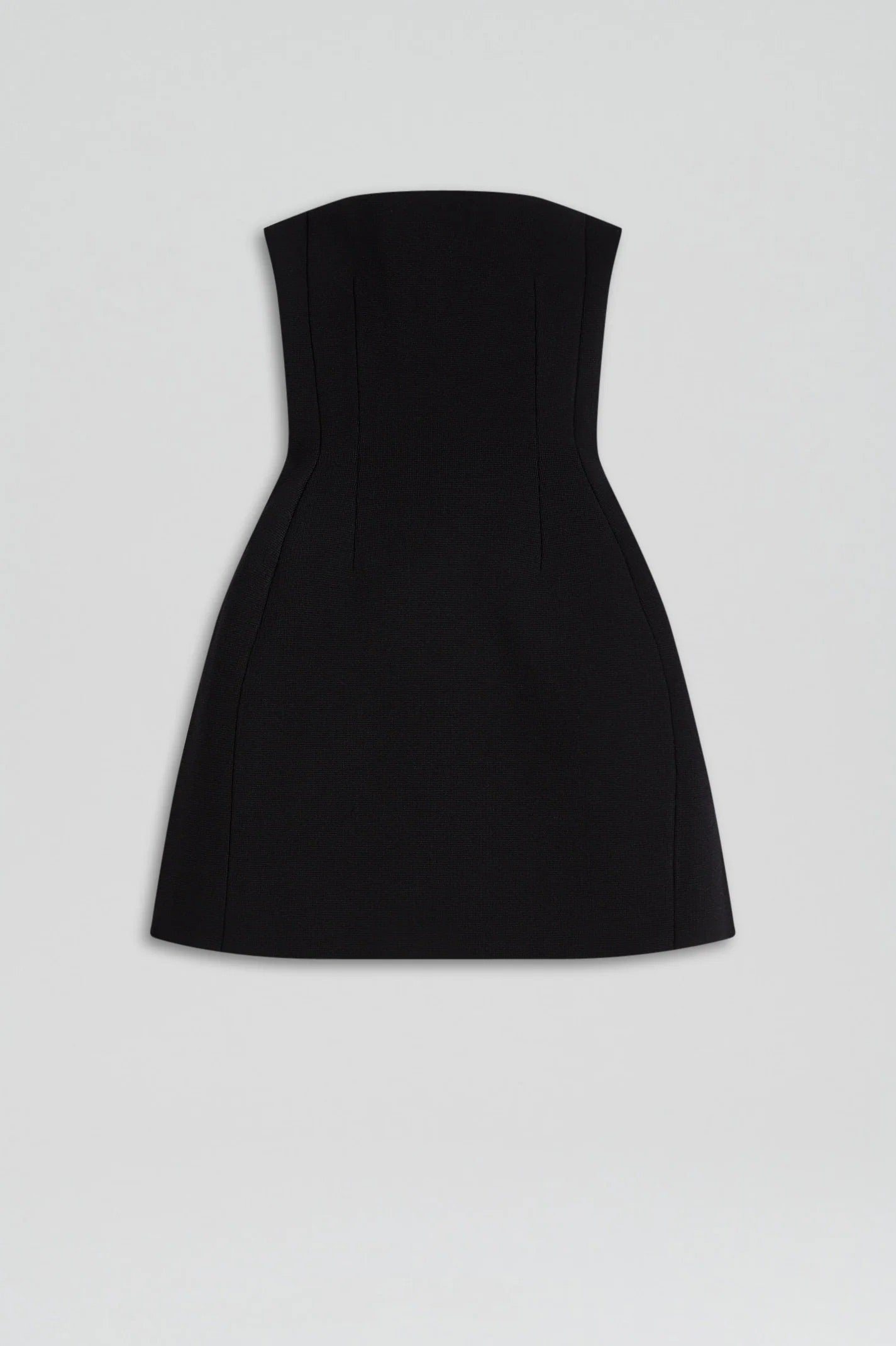 Scanlan Theodore - Crepe Knit Peplum Strapless Dress. The Luxe Closet Australia Scanlan Theodore - Crepe Knit Peplum Strapless Dress. The Luxe Closet Australia