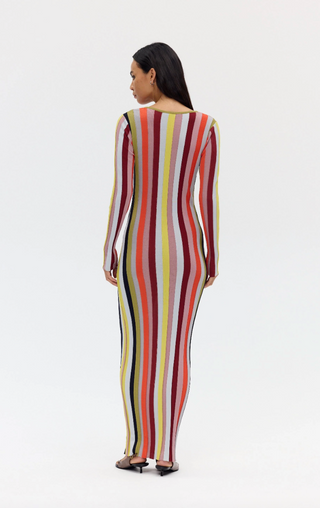 Rhythm Knit Maxi Dress - Mirage Stripe