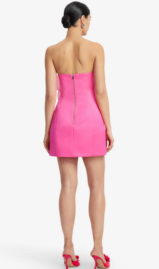 Floret Mini Dress- Fuchsia