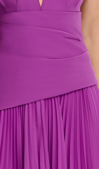 Kerrison Maxi Dress- Deep Mulberry