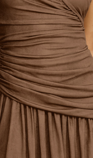 Deanhill Maxi Dress- Sepia