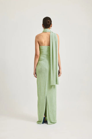IESHA DRESS - MATCHA GREEN