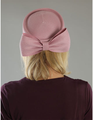 Tara Pill Box Fascinator - Dusty Pink