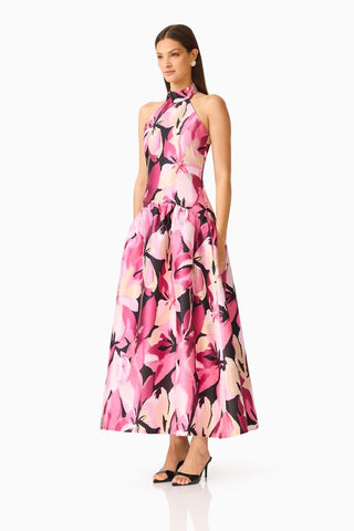Lumiflora Halter Gown
