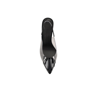 Remi Pump - Vinylite & Black Patent Leather