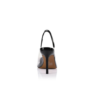 Remi Pump - Vinylite & Black Patent Leather